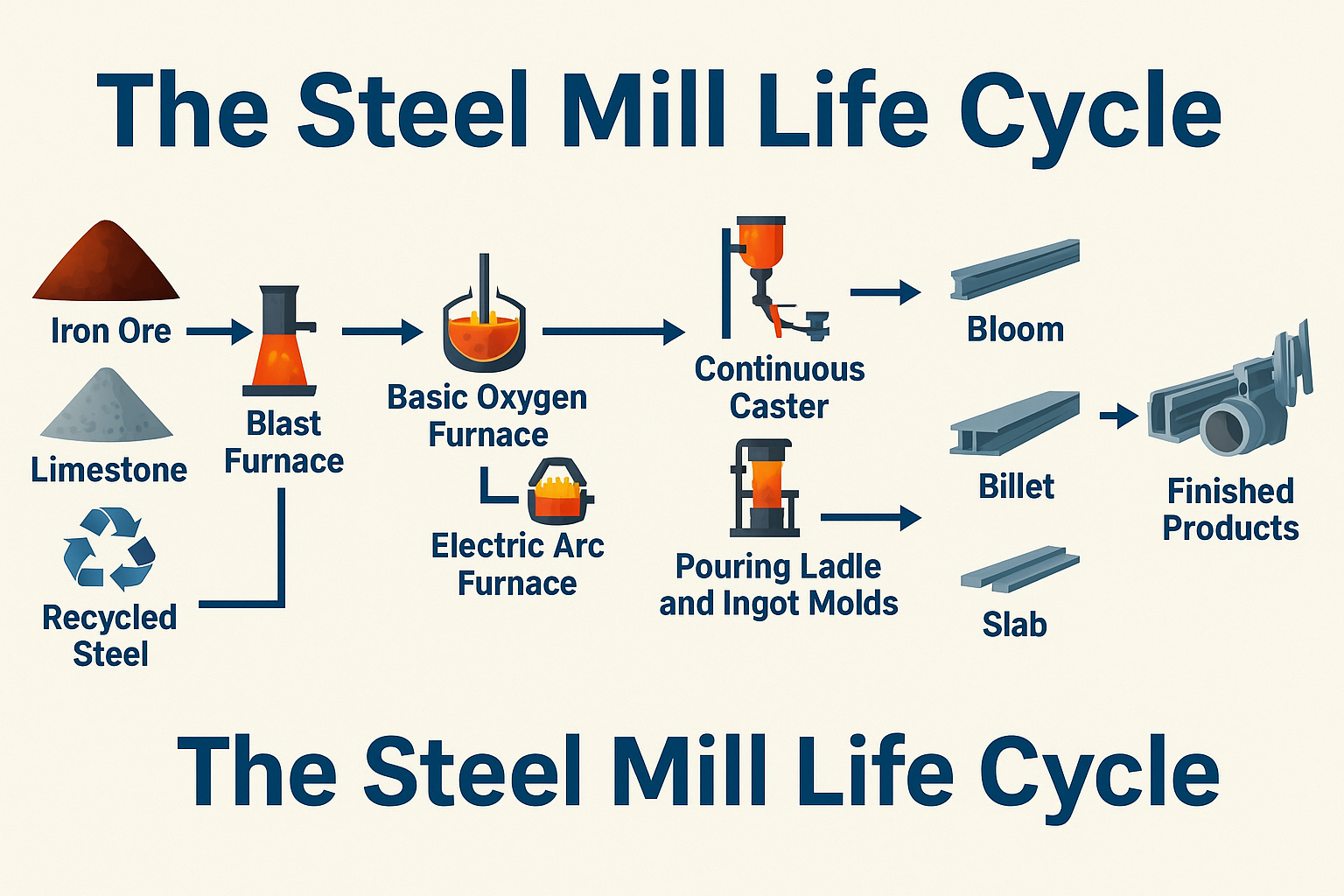 Steel Processing flow