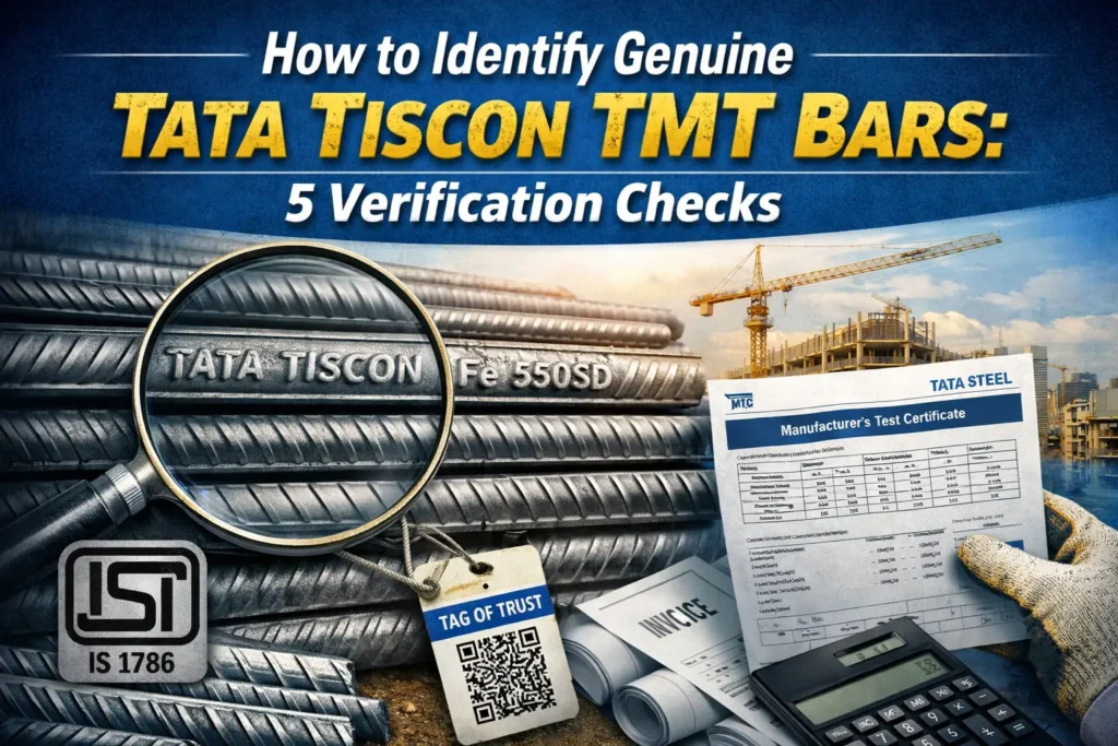 How to Identify Genuine Tata Tiscon TMT Bars