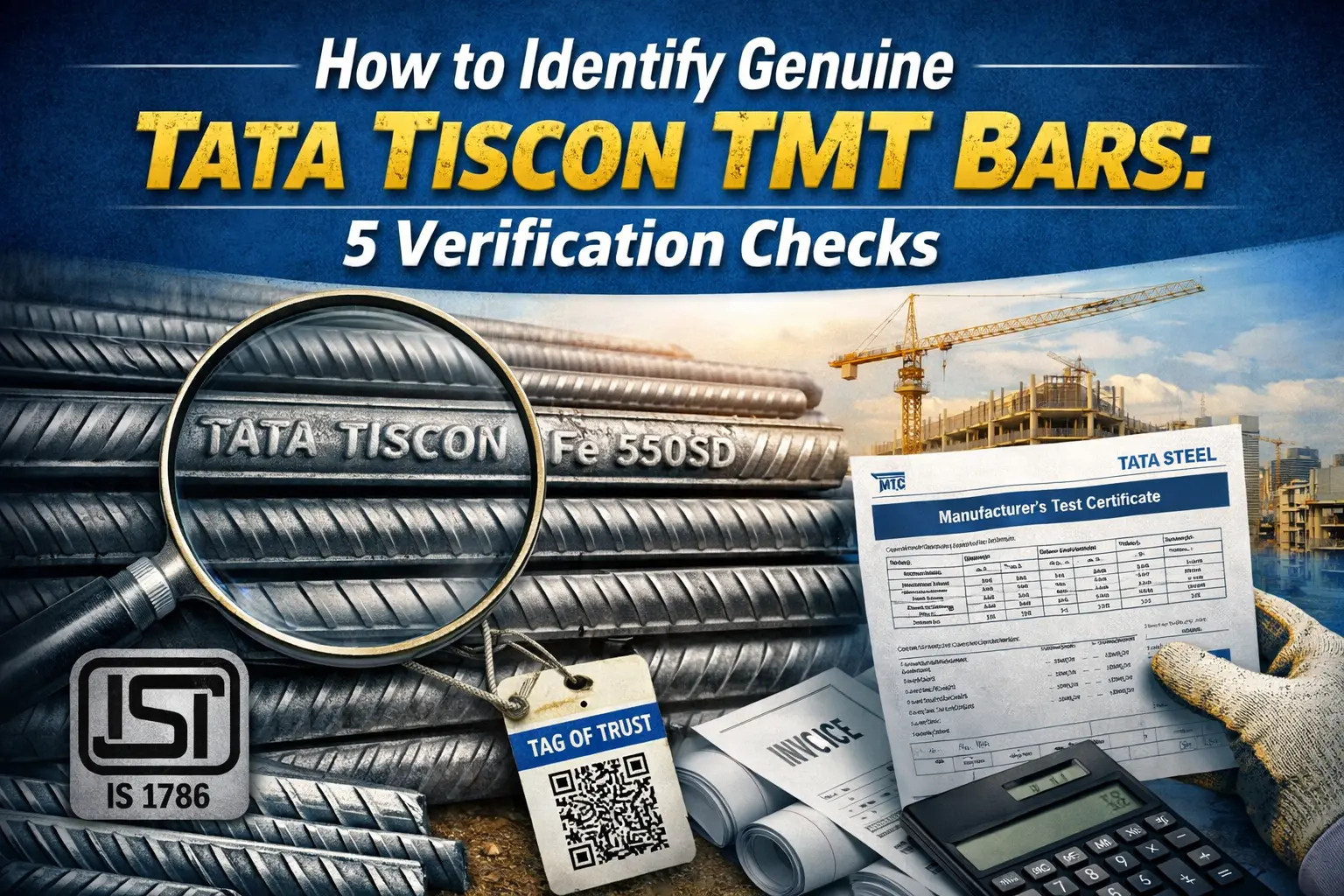 How to Identify Genuine Tata Tiscon TMT Bars